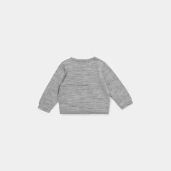 Newborn & Baby Bonpoint Sweaters And Cardigans | Babies' Cardigan Heathered Gray