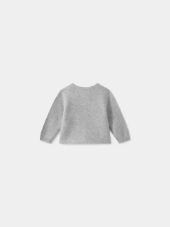 Newborn & Baby Bonpoint Sweaters And Cardigans | Babies' Cardigan Heathered Gray