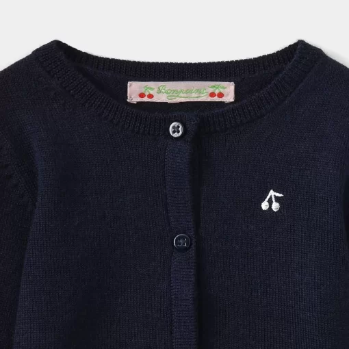 Newborn & Baby Bonpoint Sweaters And Cardigans | Babies' Cardigan Navy