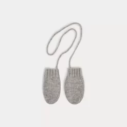 Newborn & Baby Bonpoint Socks And Accessories | Babies' Mittens Heathered Gray