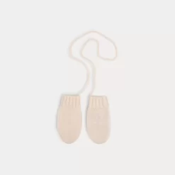 Newborn & Baby Bonpoint Socks And Accessories | Babies' Mittens Milk White
