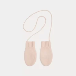 Newborn & Baby Bonpoint Socks And Accessories | Babies' Mittens Pale Pink