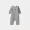 Newborn & Baby Bonpoint Sets And Jumpsuits | Babies' Playsuit Heathered Gray