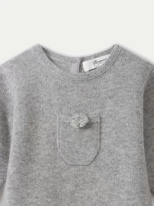 Newborn & Baby Bonpoint Sets And Jumpsuits | Babies' Playsuit Heathered Gray