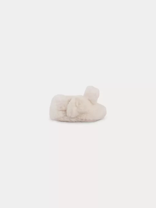 Newborn & Baby Bonpoint Socks And Accessories | Babies' Slippers Milk White