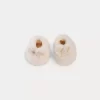 Newborn & Baby Bonpoint Socks And Accessories | Babies' Slippers Milk White