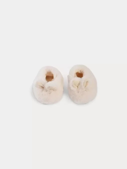 Newborn & Baby Bonpoint Socks And Accessories | Babies' Slippers Milk White