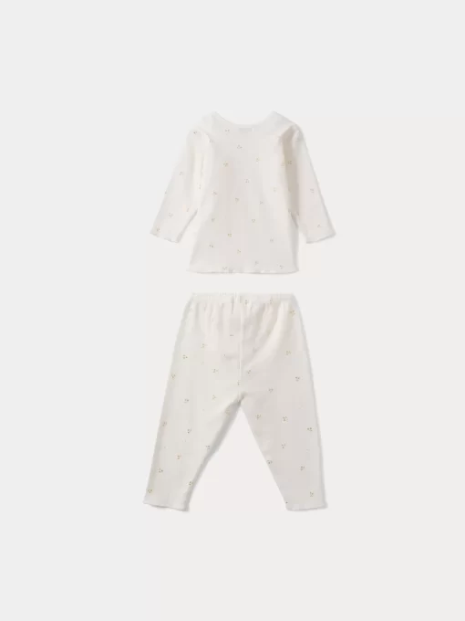 Newborn & Baby Bonpoint Sets And Jumpsuits | Babies' Two-Piece Pajama Set Gold