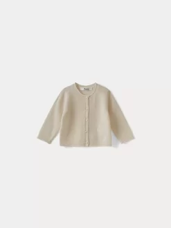 Newborn & Baby Bonpoint Sweaters And Cardigans | Baby Cashmere Cardigan Milk White