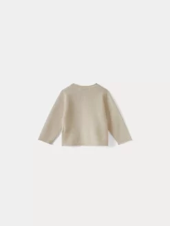 Newborn & Baby Bonpoint Sweaters And Cardigans | Baby Cashmere Cardigan Milk White