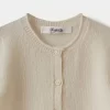 Newborn & Baby Bonpoint Sweaters And Cardigans | Baby Cashmere Cardigan Milk White