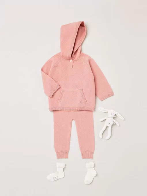 Newborn & Baby Bonpoint Sweaters And Cardigans | Baby Cashmere Sweater Faded Pink