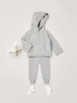 Newborn & Baby Bonpoint Sweaters And Cardigans | Baby Cashmere Sweater Heathered Gray