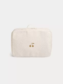 Newborn & Baby Bonpoint Childcare | Baby Coated Cotton Large Suitcase Gold