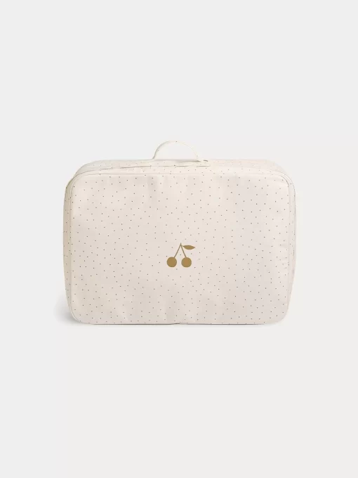 Newborn & Baby Bonpoint Childcare | Baby Coated Cotton Large Suitcase Gold