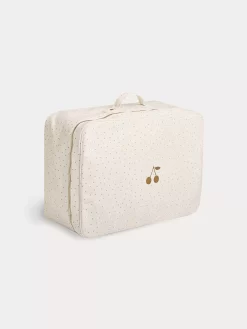 Newborn & Baby Bonpoint Childcare | Baby Coated Cotton Large Suitcase Gold