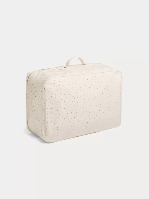 Newborn & Baby Bonpoint Childcare | Baby Coated Cotton Large Suitcase Gold