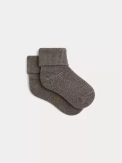 Newborn & Baby Bonpoint Leggings And Socks | Baby Cotton And Cashmere Socks Heathered Gray