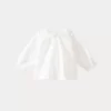 Newborn & Baby Bonpoint Tops | Baby Cotton Voile Blouse Milk White