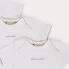 Newborn & Baby Bonpoint Onesies And Pajamas | Baby Day-Of-The-Week Onesies White