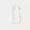 Newborn & Baby Bonpoint Pants, Bloomers, And Rompers | Baby Dobby Voile Romper Milk White