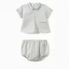 Newborn & Baby Bonpoint Sets And Jumpsuits | Baby Embroidered Set Almond