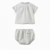 Newborn & Baby Bonpoint Sets And Jumpsuits | Baby Embroidered Set Almond