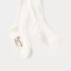 Newborn & Baby Bonpoint Leggings And Socks | Baby Ribbed Tights Milk White