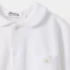 Newborn & Baby Bonpoint Onesies And Pajamas | Baby Round Neck Sleepsuit White