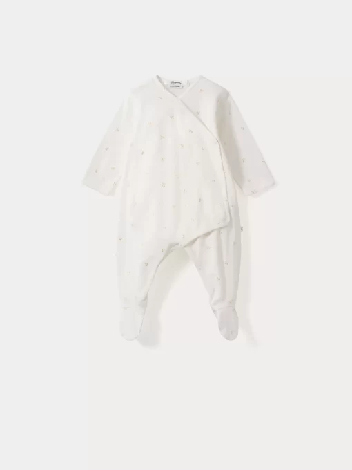 Newborn & Baby Bonpoint Onesies And Pajamas | Baby Surplice Pajamas Gold