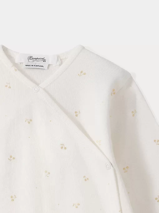 Newborn & Baby Bonpoint Onesies And Pajamas | Baby Surplice Pajamas Gold