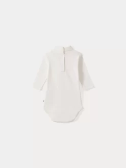 Newborn & Baby Bonpoint Onesies And Pajamas | Baby Turtleneck Onesie Milk White