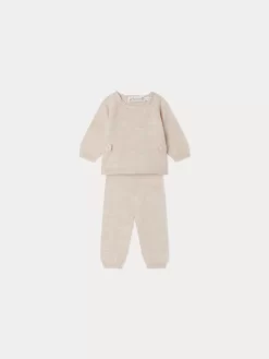 Newborn & Baby Bonpoint Sets And Jumpsuits | Bamba Outfit Heathered Beige