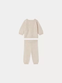 Newborn & Baby Bonpoint Sets And Jumpsuits | Bamba Outfit Heathered Beige