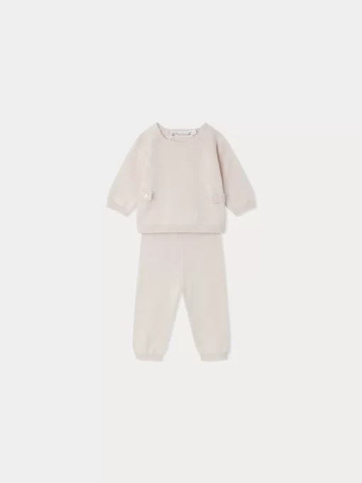 Newborn & Baby Bonpoint Sets And Jumpsuits | Bamba Outfit Powdered Rose