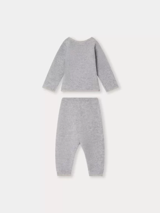 Newborn & Baby Bonpoint Sets And Jumpsuits | Bambini Set Gray Blue