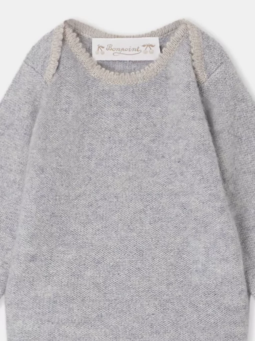 Newborn & Baby Bonpoint Sets And Jumpsuits | Bambini Set Gray Blue