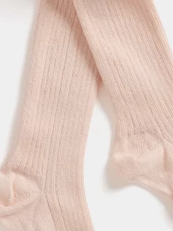 Newborn & Baby Bonpoint Leggings And Socks | Banny Tights Camellia Pink