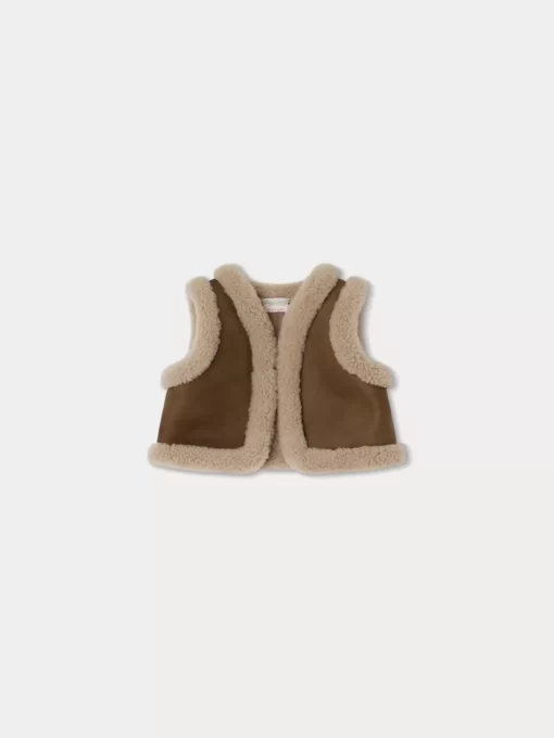 Newborn & Baby Bonpoint Outerwear | Barra Cardigan Chestnut