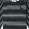 Child Bonpoint Tops | Baudelaire T-Shirt Celadon Green Stripes