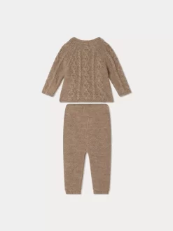 Newborn & Baby Bonpoint Sets And Jumpsuits | Bergamote Set Sand