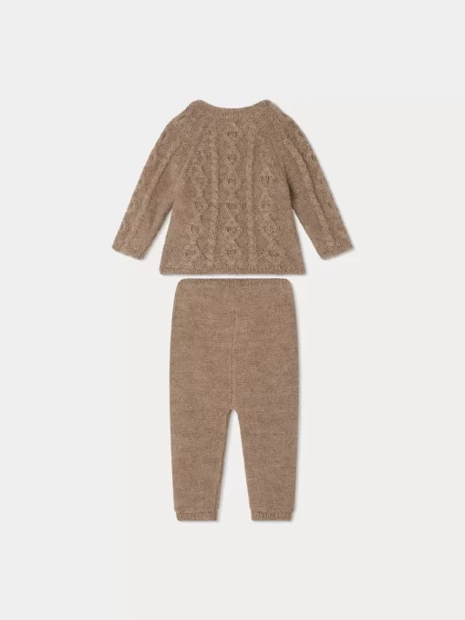 Newborn & Baby Bonpoint Sets And Jumpsuits | Bergamote Set Sand