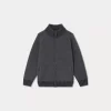Child Bonpoint Cardigans And Sweaters | Berny Cardigan Slate Blue