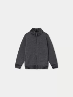 Child Bonpoint Cardigans And Sweaters | Berny Cardigan Slate Blue