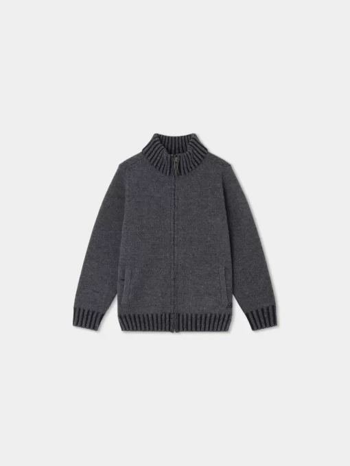 Child Bonpoint Cardigans And Sweaters | Berny Cardigan Slate Blue