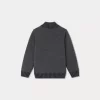 Child Bonpoint Cardigans And Sweaters | Berny Cardigan Slate Blue