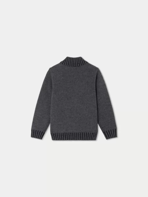 Child Bonpoint Cardigans And Sweaters | Berny Cardigan Slate Blue