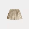 Child Bonpoint Skirts | Beryl Pleated Skirt Gold