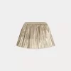 Child Bonpoint Skirts | Beryl Pleated Skirt Gold