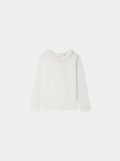 Child Bonpoint Tops | Bess T-Shirt Milk White